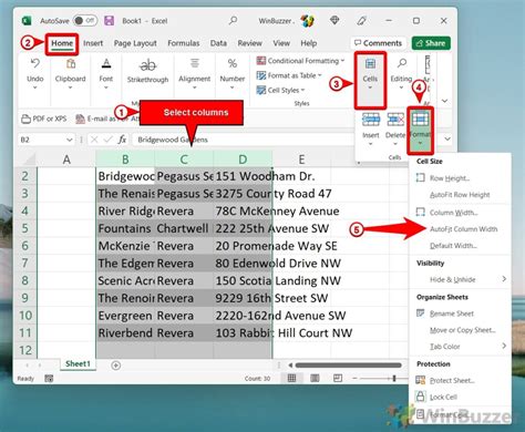 how to autofit columns in excel with vba