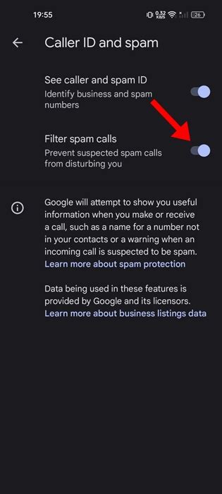 how to automatically block spam calls android