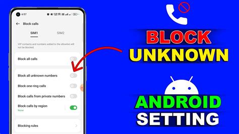 how to automatically block unknown numbers on android samsung