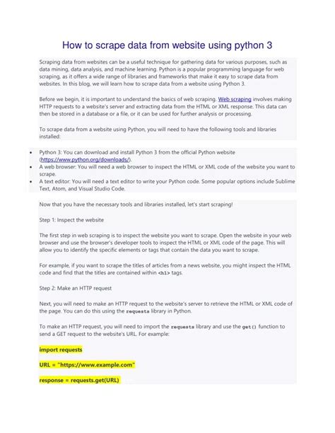how to automatically download data from website using python