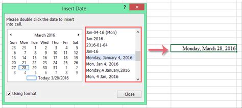 how to automatically enter current date in excel