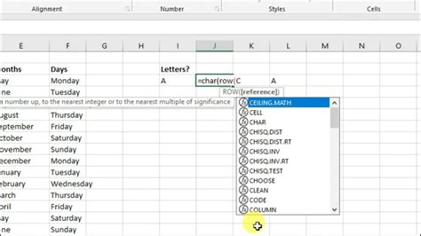 how to automatically fill alphabets in excel
