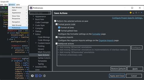 how to automatically format code in eclipse