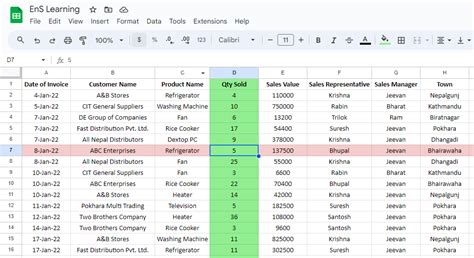 how to automatically highlight active row in google sheets