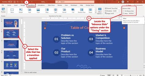 how to automatically next slide in powerpoint