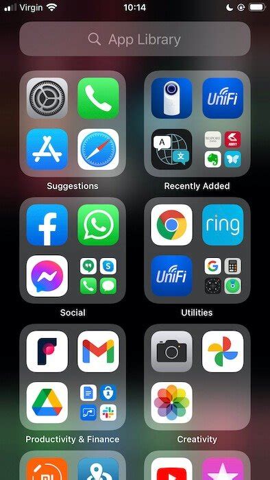 how to automatically organize apps on iphone