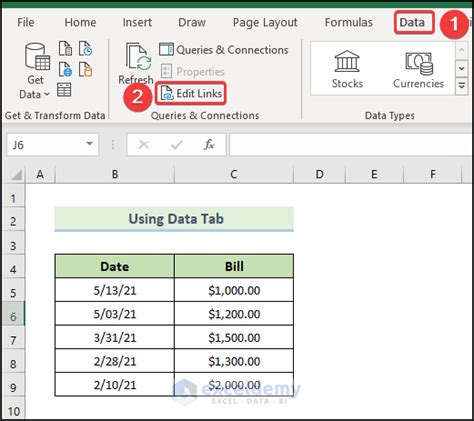 how to automatically refresh data in excel without opening file