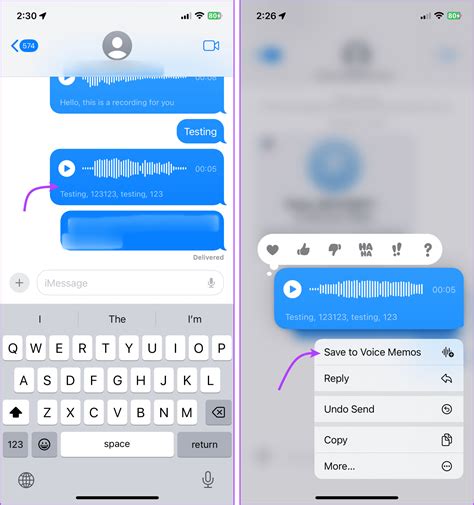 how to automatically save voice messages on imessage