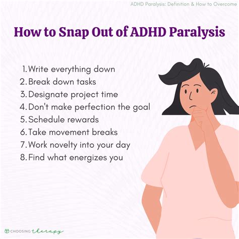 how to avoid adhd paralysis