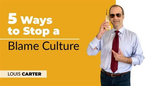 how to avoid blame culture