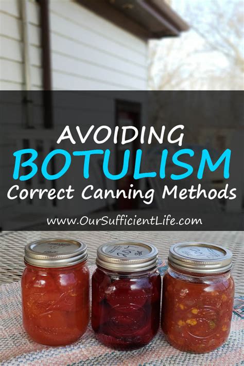 how to avoid botulism when canning at home