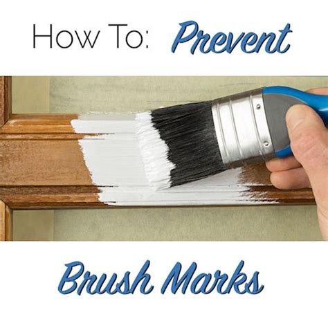 how to avoid brush marks in water based paint