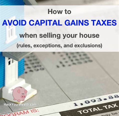 how to avoid capital gains on property sale