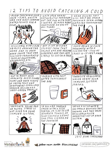 how to avoid catching a cold