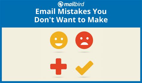 how to avoid common email mistakes