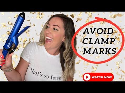 How To Avoid Curling Iron Clamp Marks