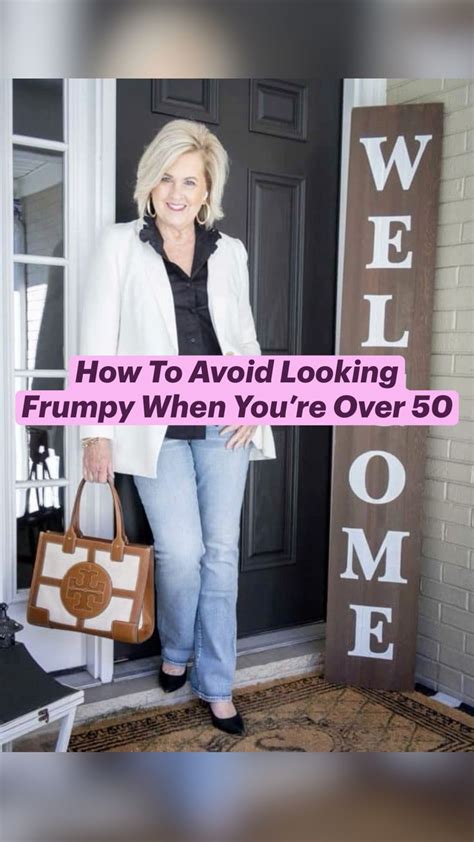 how to avoid looking frumpy over 40