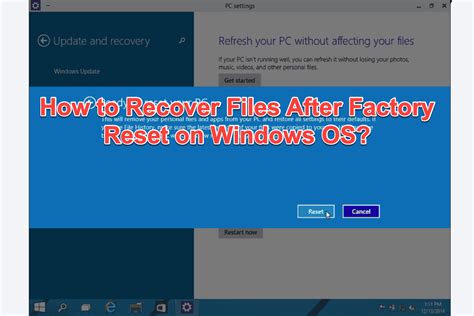 how to backup data after factory reset