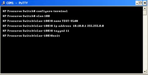 How To Backup Hp Switch Configuration Using Putty