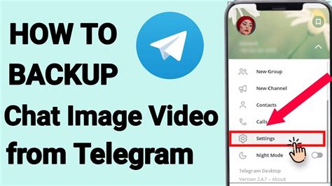 how to backup telegram chat