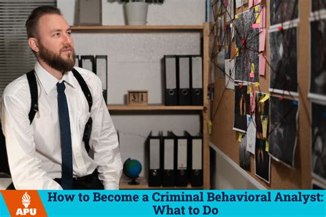 how to be a criminal behavior analyst