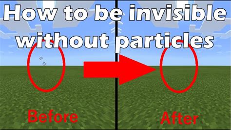 How To Be Invisible Without Particles In Minecraft