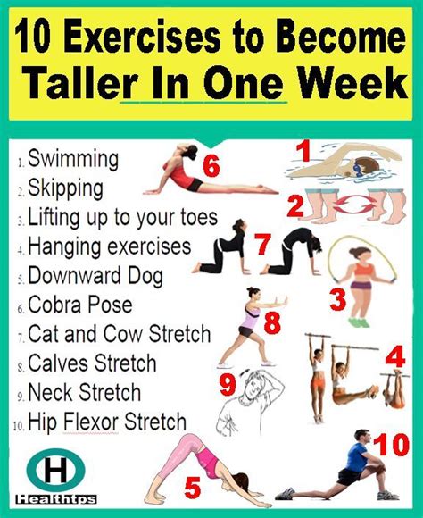 how to be tall in one week without exercise