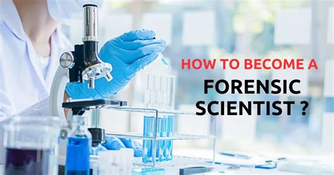 how to become a forensic scientist with a biochemistry degree