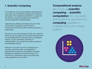 how to become a quant developer uk