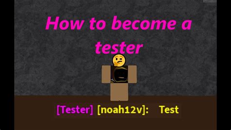 How To Become A Tester On Roblox