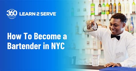 How To Become Bartender In Nyc