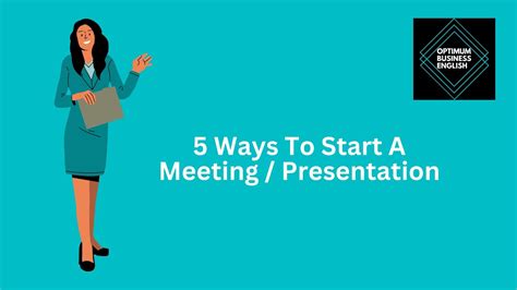 how to begin a presentation in a conference