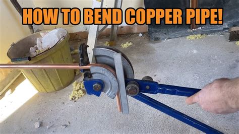 How To Bend Copper Pipe With Spring