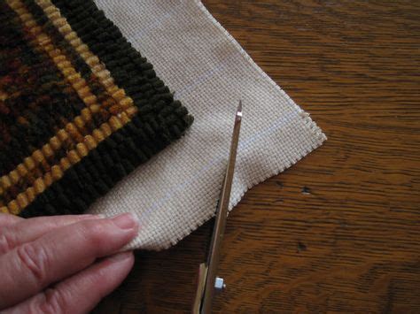 How To Bind A Hooked Rug With Cording