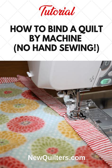 How To Bind A Quilt Using Sewing Machine