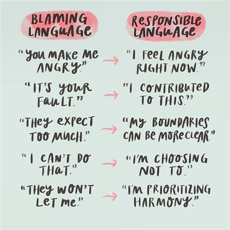 how to blame someone