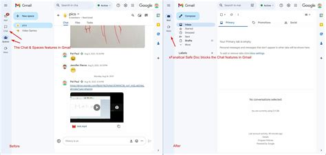 how to block google chat in gmail