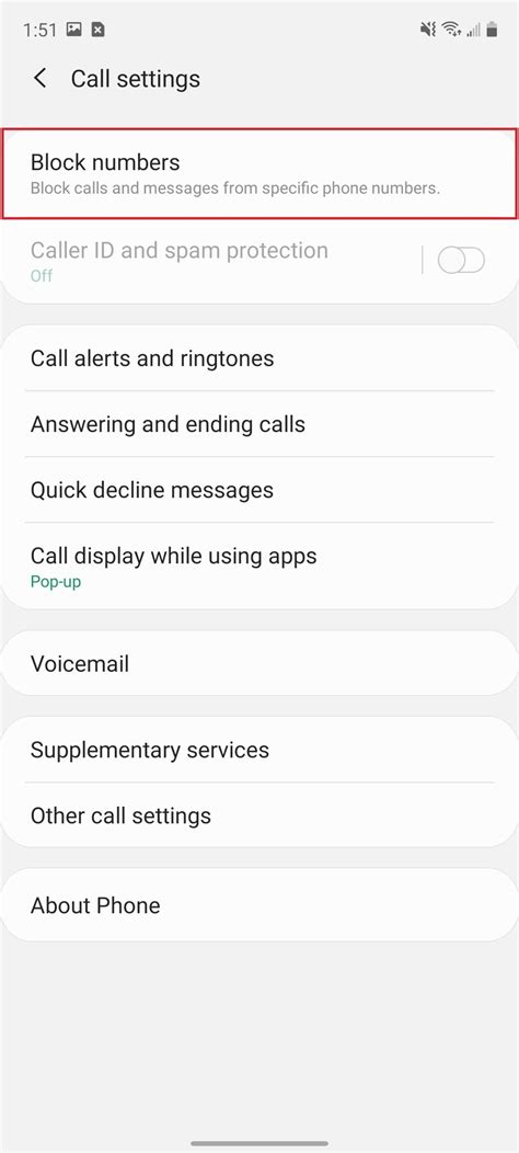 how to block incoming calls from unknown numbers android