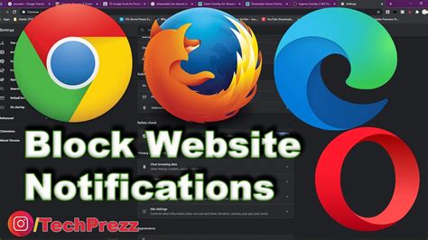 how to block notifications from a website