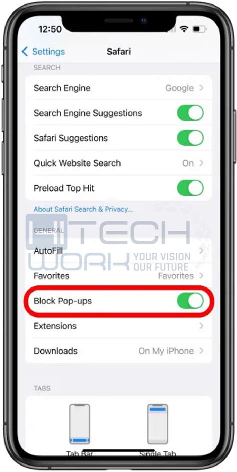 how to block pop ups on iphone