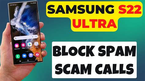 how to block spam calls on samsung s22