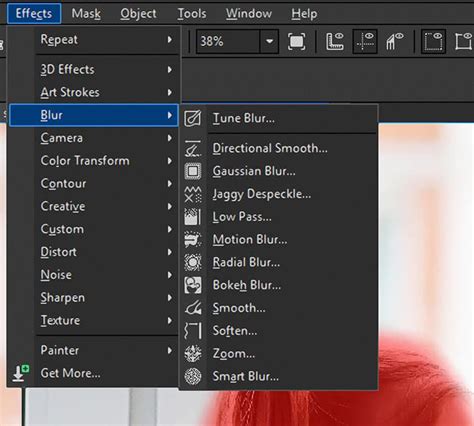 How To Blur Image Background In Coreldraw