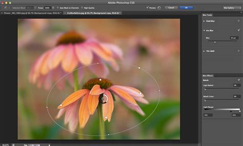 how to blur image in photoshop cs6