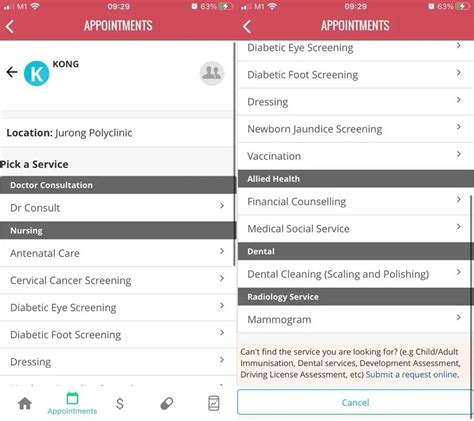 how to book appointment at polyclinic