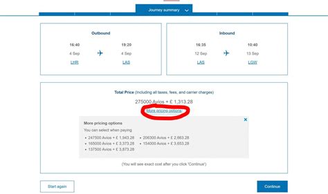 how to book flight with avios points