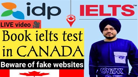 how to book ielts test in canada