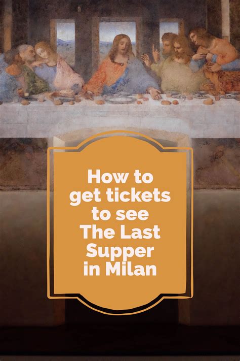 how to book tickets to see the last supper