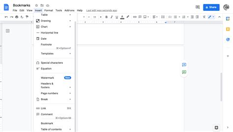 How To Bookmark In Google Docs