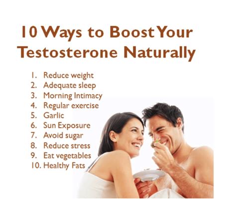 how to boost testosterone naturally in men