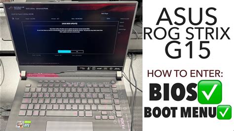 how to boot from usb asus rog strix